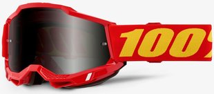 Маска Ride 100% ACCURI 2 SAND Goggle Red - Smoke Lens, SAND