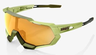 Очки Ride 100% SPEEDTRAP - Matte Metallic Viperidae - Bronze Multilayer Mirror Lens, Mirror Lens