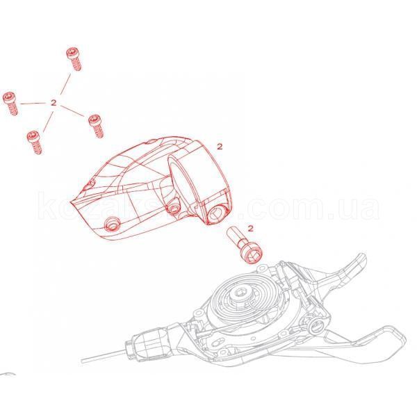 Кришка манетки SRAM SHIFT LEVER TRIGGER COVER KIT NX EAGLE (11.7018.074.000)
