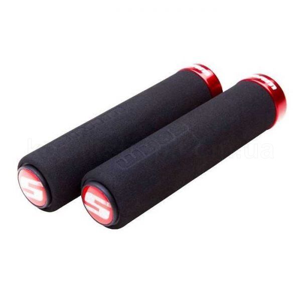 Грипсы SRAM Locking Grips Foam 129mm Black with Single Red Clamp and End Plugs