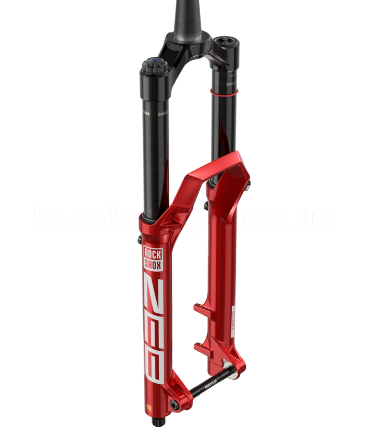 Вилка RockShox ZEB Ultimate CHARGER 3.1 RC2 - Crown 27.5" Boost&trade; 15x110 170mm Red Alum Str Tpr Sm CrownOD 44offset Debonair (Inc. Bolt on Fender,2 Btm Tokens, Star nut, Maxle Stealth) A3