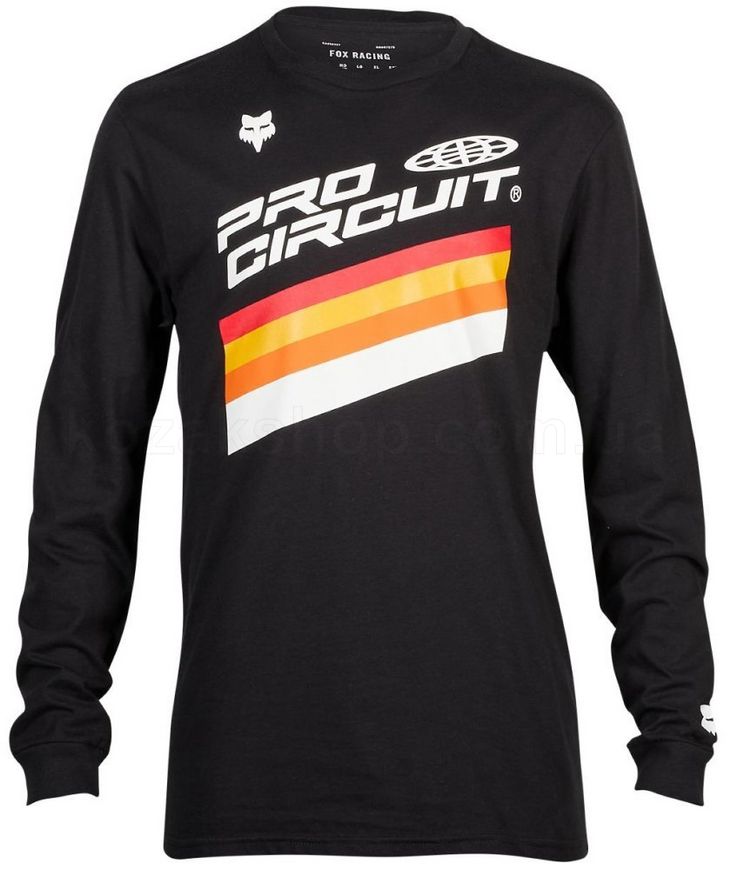 Футболка FOX PRO CIRCUIT PREMIUM Long Sleeve Tee [Black], M