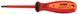 Отвертка Unior Tools с профилем TORX TX 25 изолированная рукоятка Screwdriver with insulated blade VDE TBI with TX profile