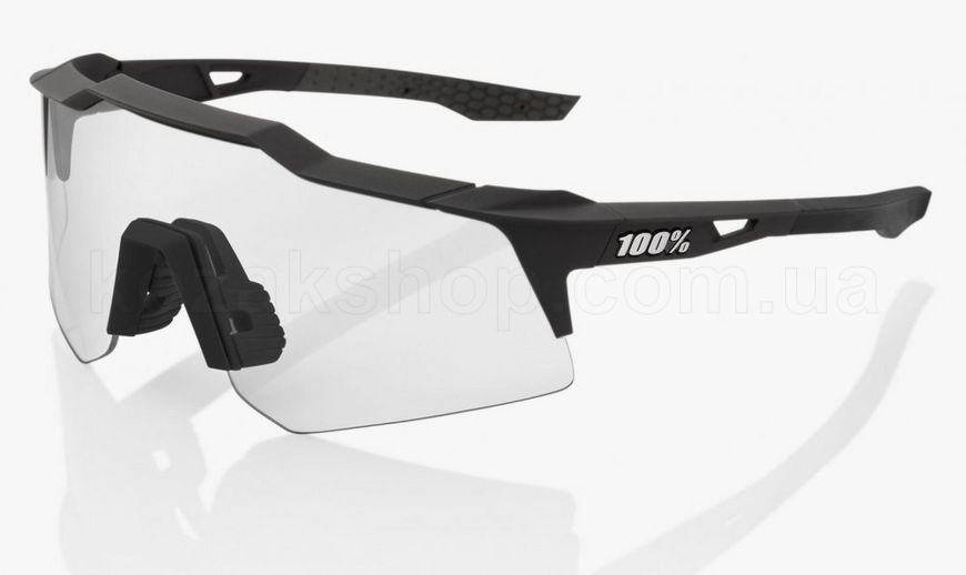Велосипедные очки Ride 100% SpeedCraft XS - Soft Tact Black - Smoke Lens, Colored Lens