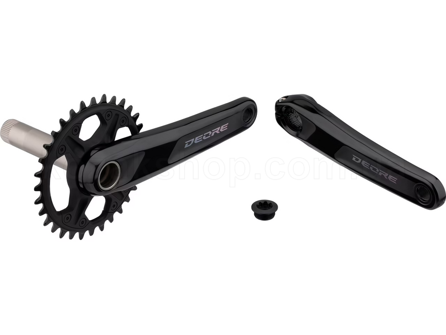 Шатуны Shimano FC-M6120-1 DEORE, 175мм, 32T 12-sp