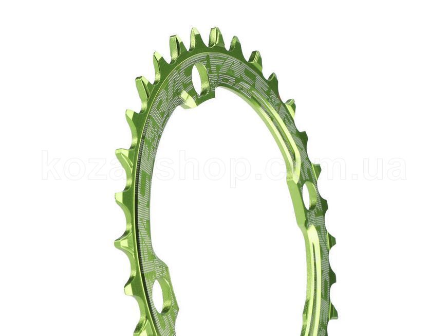 Зірка RaceFace NarrowWide 104 BCD, 34t, Green, 10-12S