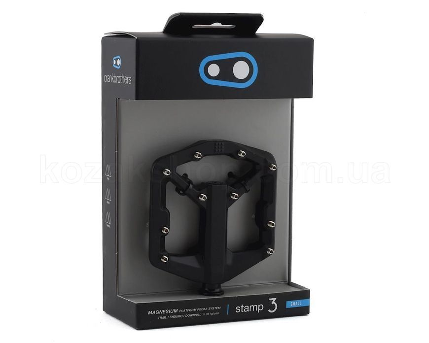 Педали CrankBrothers STAMP 3 (Magnesium) [Black] - SMALL
