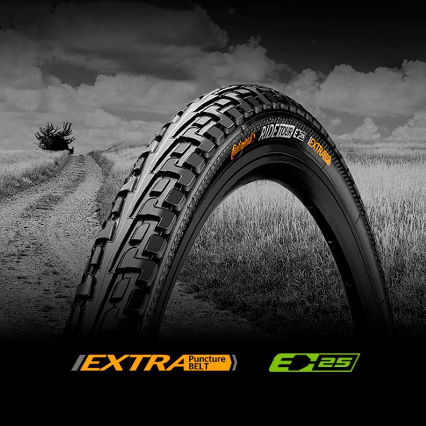 Покришка Continental RIDE Tour 28" x 1.75, Extra Puncture Belt, Reflex