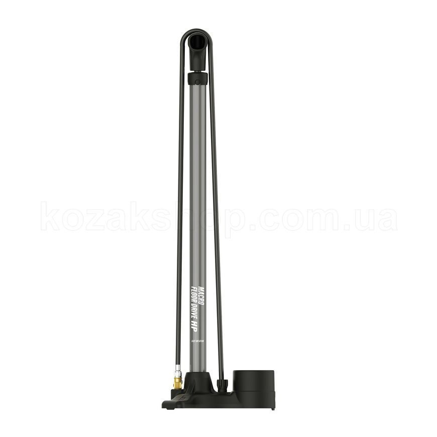 Напольный насос Lezyne MACRO FLOOR DRIVE HP 220 psi Манометр 2,5" [Серый матовый]