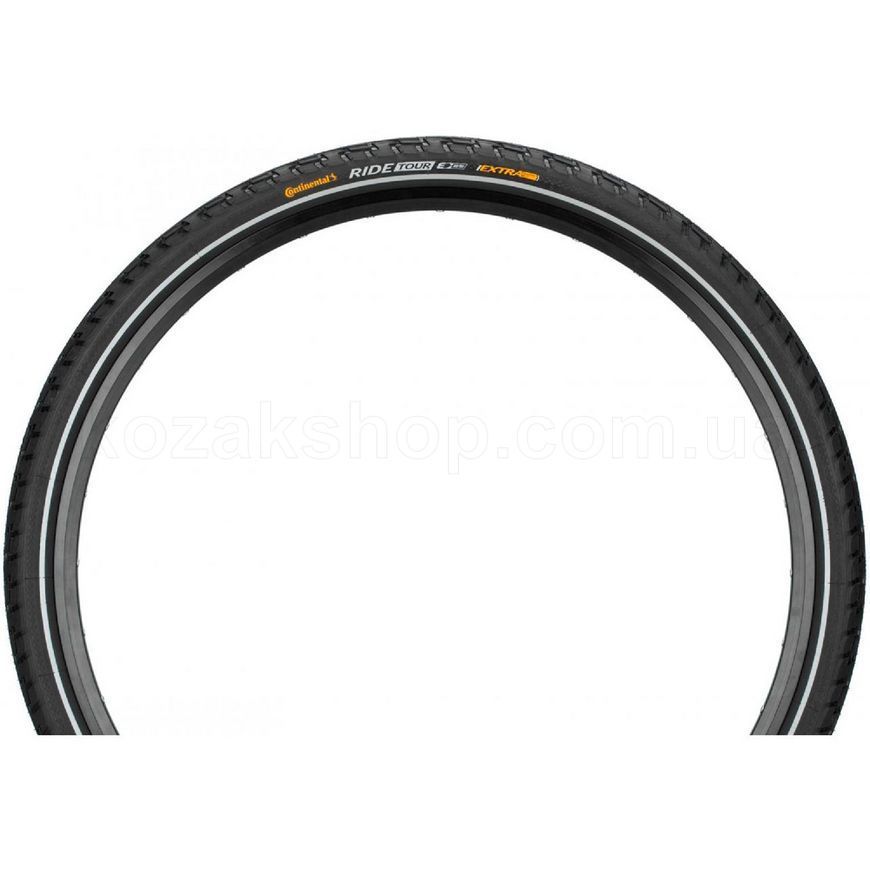 Покрышка Continental Ride Tour Reflex, 28", 700 x 32C, 28 x 1 1/4 x 1 3/4, 32-622, Wire, ExtraPuncture Belt, 640гр., черный