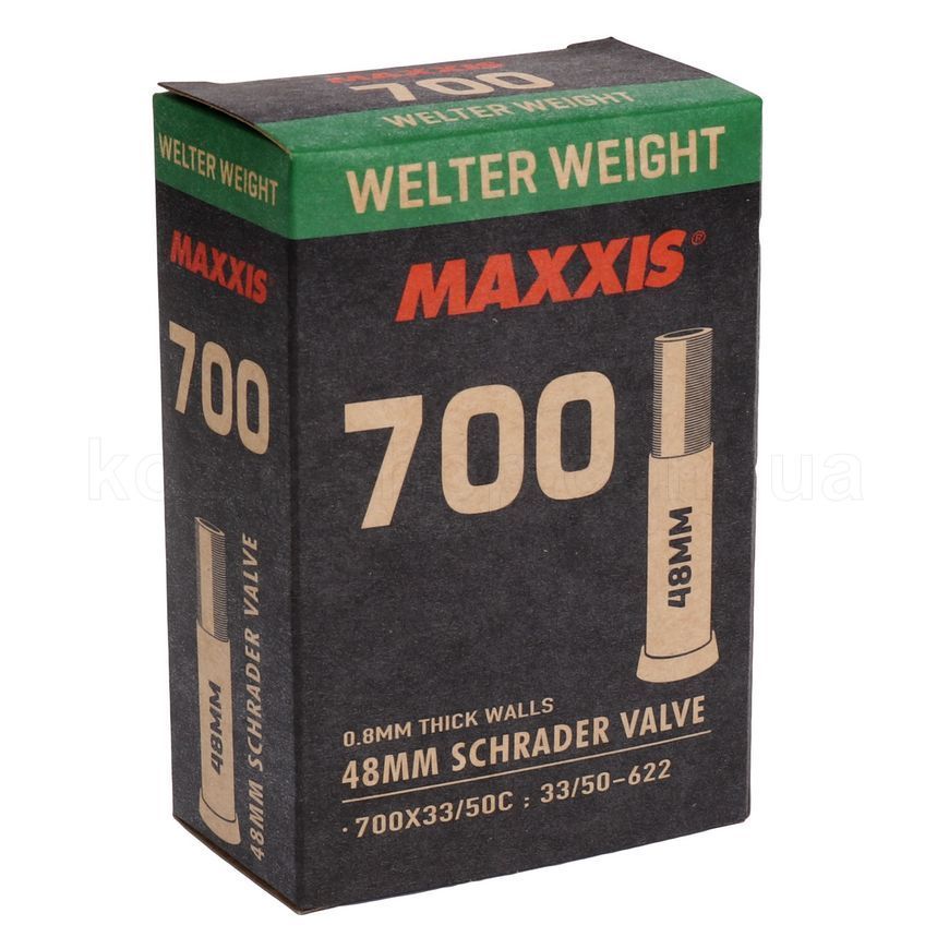 Камера Maxxis WELTER WEIGHT 700X33/50C Schrader 48мм