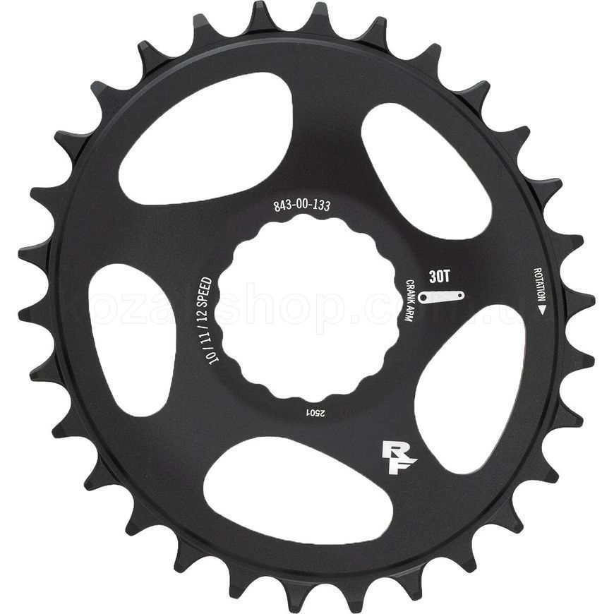 Зірка Race Face Cinch Oval Direct Mount Chainring 30T, 10/11/12s, [MATTE BLK]