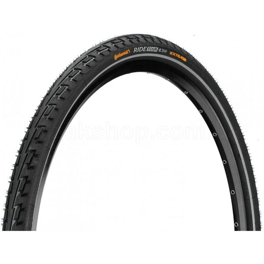 Покрышка Continental Ride Tour Reflex, 28", 700 x 32C, 28 x 1 1/4 x 1 3/4, 32-622, Wire, ExtraPuncture Belt, 640гр., черный