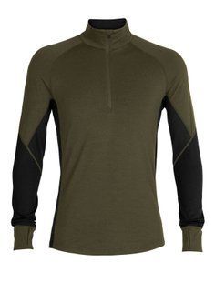 Термокофта Icebreaker 260 Zone LS Half Zip MEN [LODEN/BLACK] - S