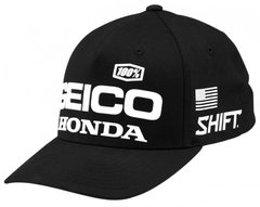 Кепка Ride 100% SPEEDWAY FlexFit Hat GEICO [Black], L/XL