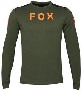 Вело джерси FOX RANGER DRI-RELEASE LS JERSEY - AVIATION [Dark Sage], L