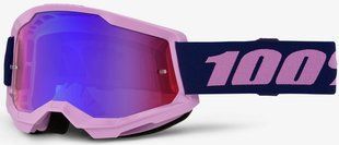 Маска 100% STRATA 2 Goggle [Purple], Mirror Blue Lens