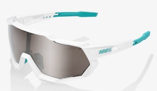 Велосипедные очки Ride 100% SPEEDTRAP - BORA Hans Grohe Team White - HiPER Silver Mirror Lens, Mirror Lens