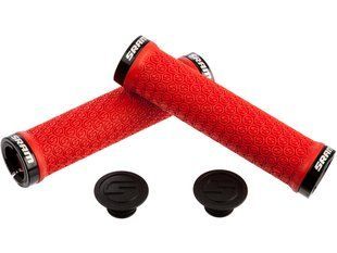 Гріпси SRAM Locking Grips Red with Double Clamps & End Plugs
