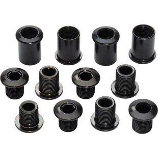 Бонки SRAM chainring bolt kit 4x2 M8.5x12.5 / M8.5x9.5 / M8 steel black for rock guard long qty 4