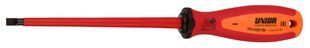 Викрутка діелектрична плоска Unior Tools 0.4X2.5X75 Electrician screwdriver with insulated blade, VDE TBI