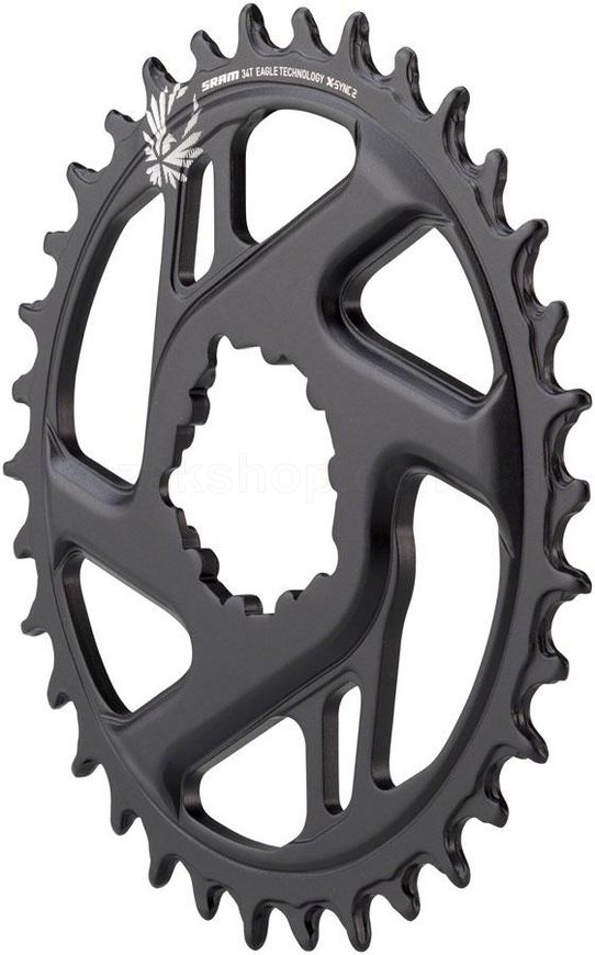 Звезда SRAM X-Sync 2 34T Direct Mount 3mm Offset Boost Cold Forged Aluminum Black