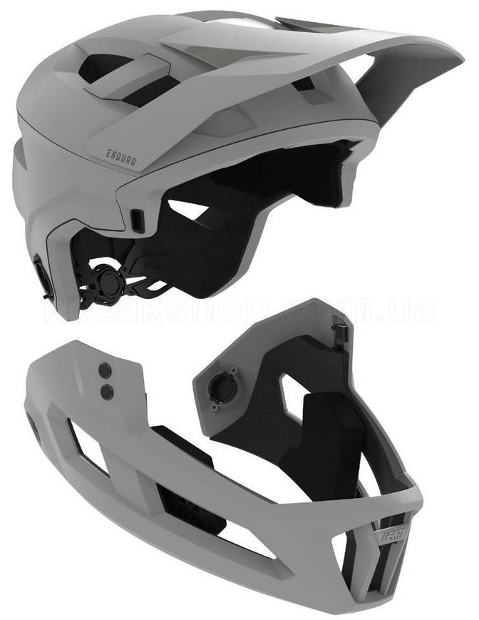 Вело шлем LEATT Helmet MTB 2.0 Enduro [White], M