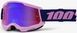 Маска 100% STRATA 2 Goggle [Purple], Mirror Blue Lens