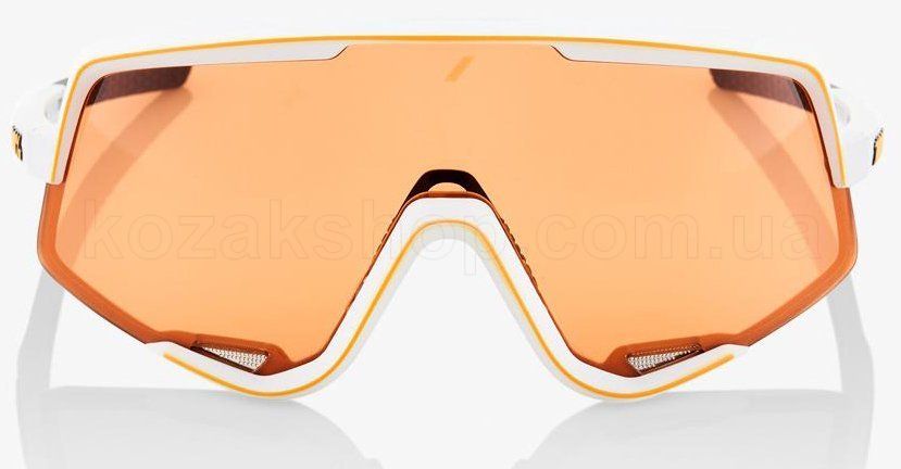 Велосипедні окуляри Ride 100% Glendale - Soft Tact Off White - Persimmon Lens, Colored Lens