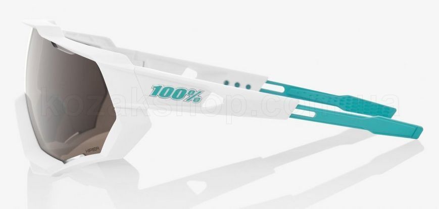 Велосипедные очки Ride 100% SPEEDTRAP - BORA Hans Grohe Team White - HiPER Silver Mirror Lens, Mirror Lens