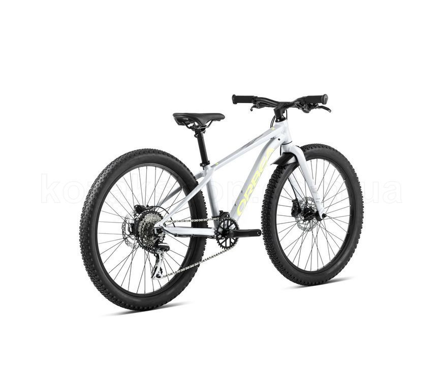 Дитячий велосипед ORBEA MX 24 TEAM DISC [Halo Silver - Spicy Lime (Matt)]