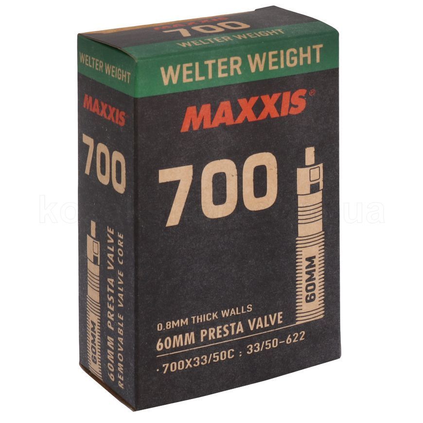 Камера Maxxis WELTER WEIGHT 700X33/50C Presta 60мм
