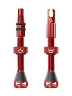 Ніпелі Peaty's Holeshot Fast Flow Tubeless Valves, 42mm, Red
