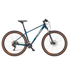 Велосипед KTM ULTRA FLITE 29" рама L/48, синій (сріблясто-жовтогарячий), 2022