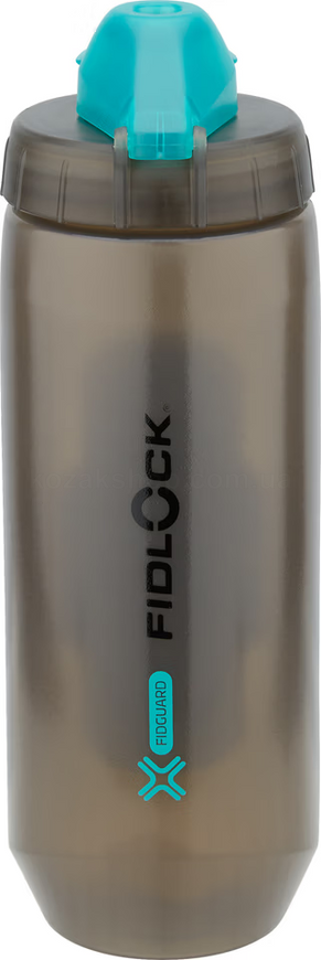 Фляга FIDLOCK TWIST bottle 590 antibacterial FIDGUARD + bike base [smoke]