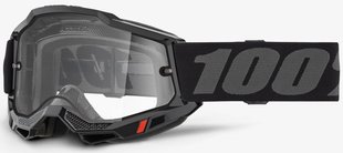 Маска Ride 100% ACCURI 2 Enduro Goggle Black - Clear Dual Lens, Dual Clear Lens