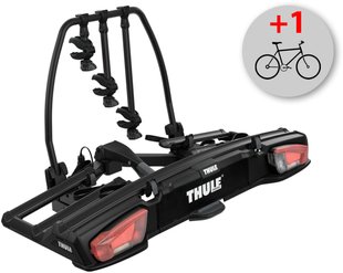 Велокріплення на фаркоп Thule VeloSpace XT 939 Black + Thule 9381 Bike Adapter Black (TH 939B-938110)