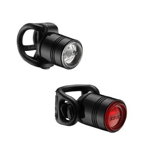 Комплект вело фонарей Lezyne LED FEMTO DRIVE PAIR - Черный