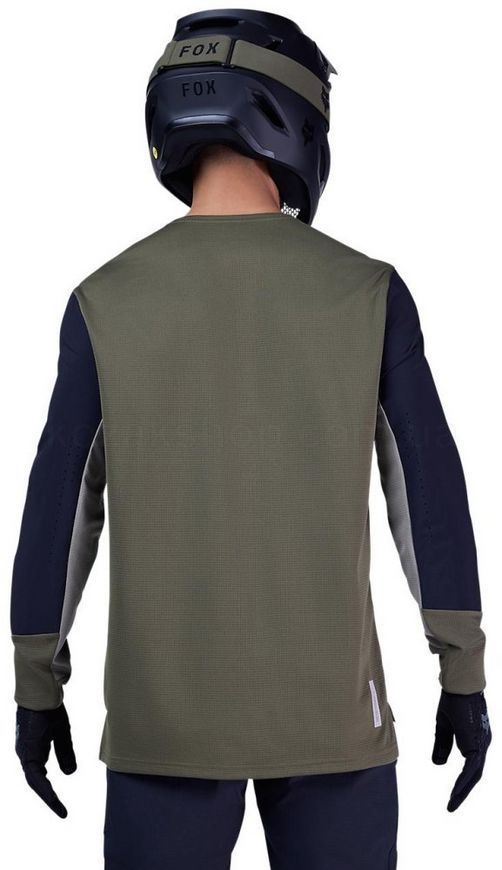 Вело джерси FOX DEFEND LS Jersey [Olive Green], M