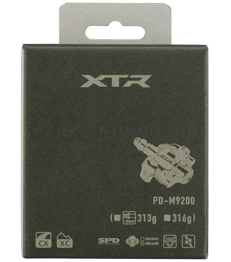 Контактні педалі Shimano XTR PD-M9200 SPD XC-RACING (Standard Axle - 55mm)