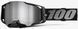 Маска 100% ARMEGA Goggle [Black], Mirror Silver Lens