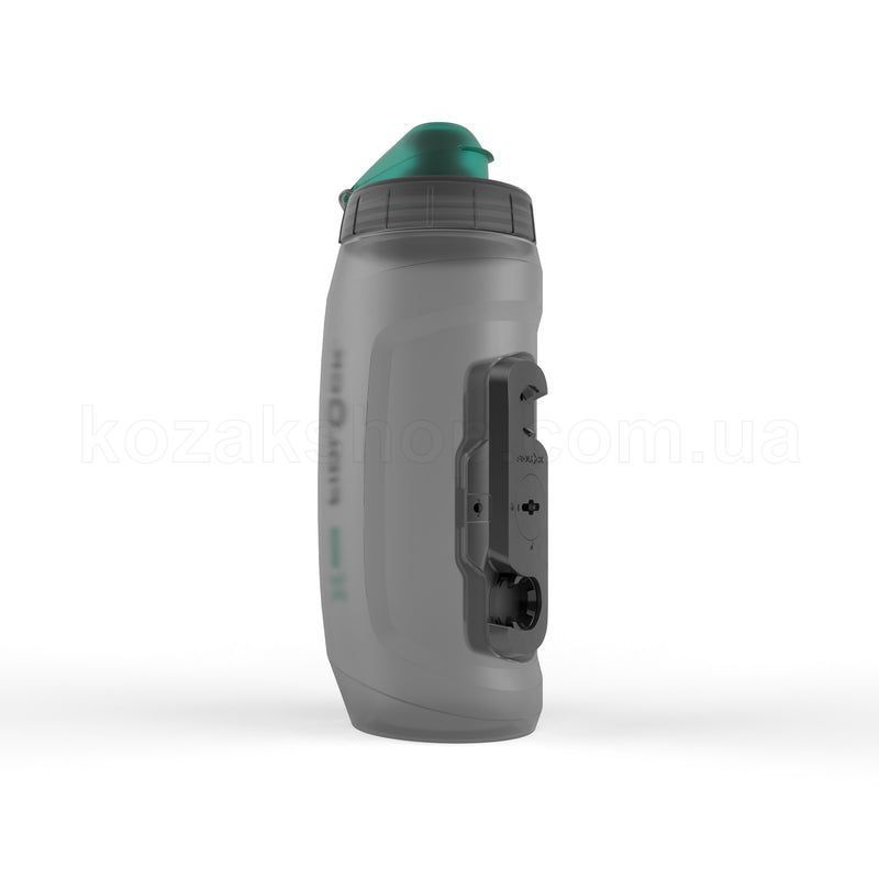 Фляга FIDLOCK TWIST bottle 590 antibacterial FIDGUARD + bike base [smoke]