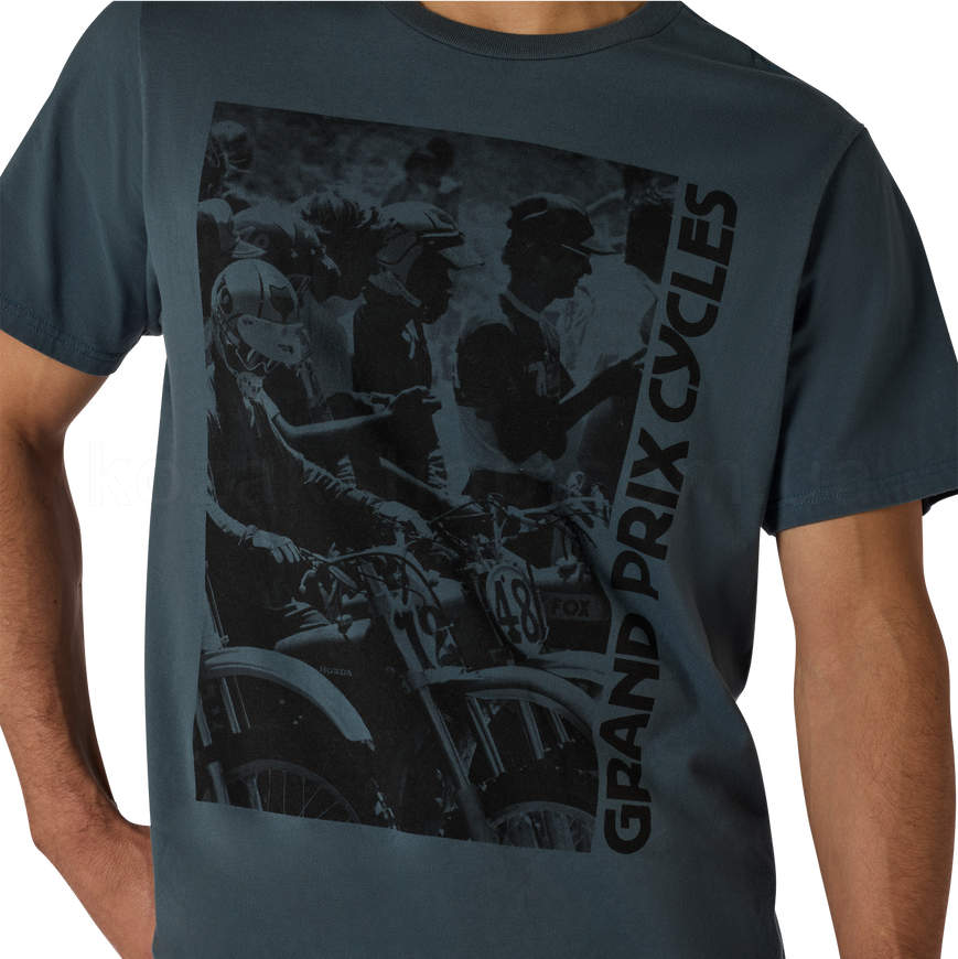 Футболка FOX Short Sleeve Tee - CIRCA 74 [Deep Cobalt Blue], M