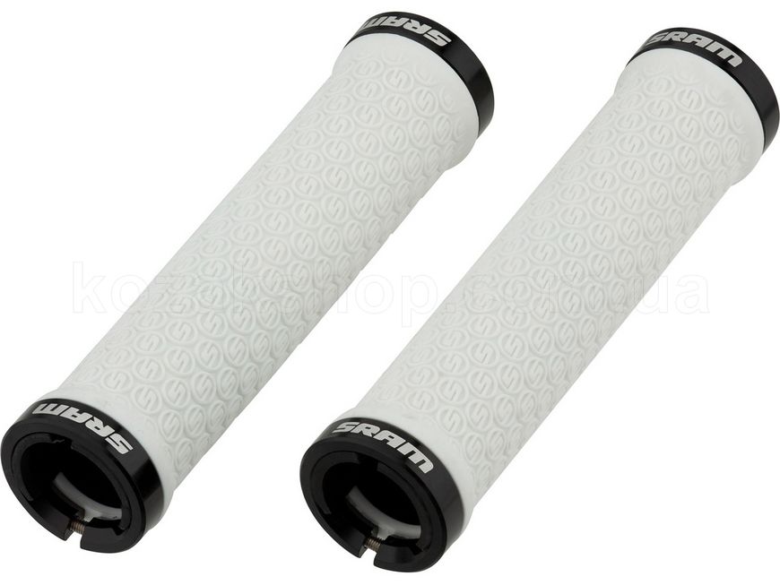 Грипсы SRAM Locking Grips White with Double Clamps & End Plugs