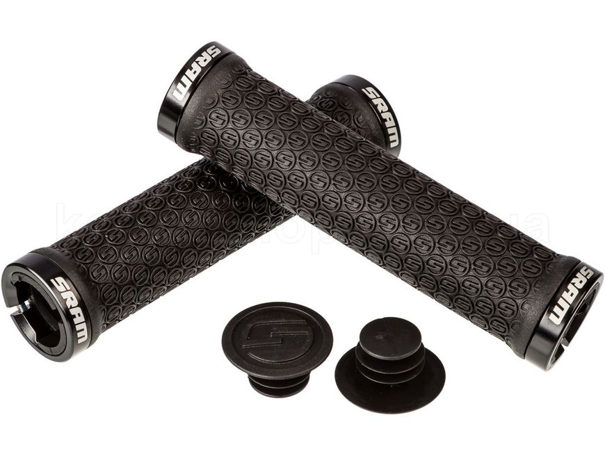 Грипсы SRAM Locking Grips Black with Double Clamps & End Plugs