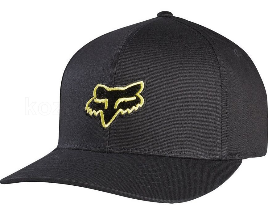 Кепка FOX Legacy Flexfit Hat [Black Yellow], S / M