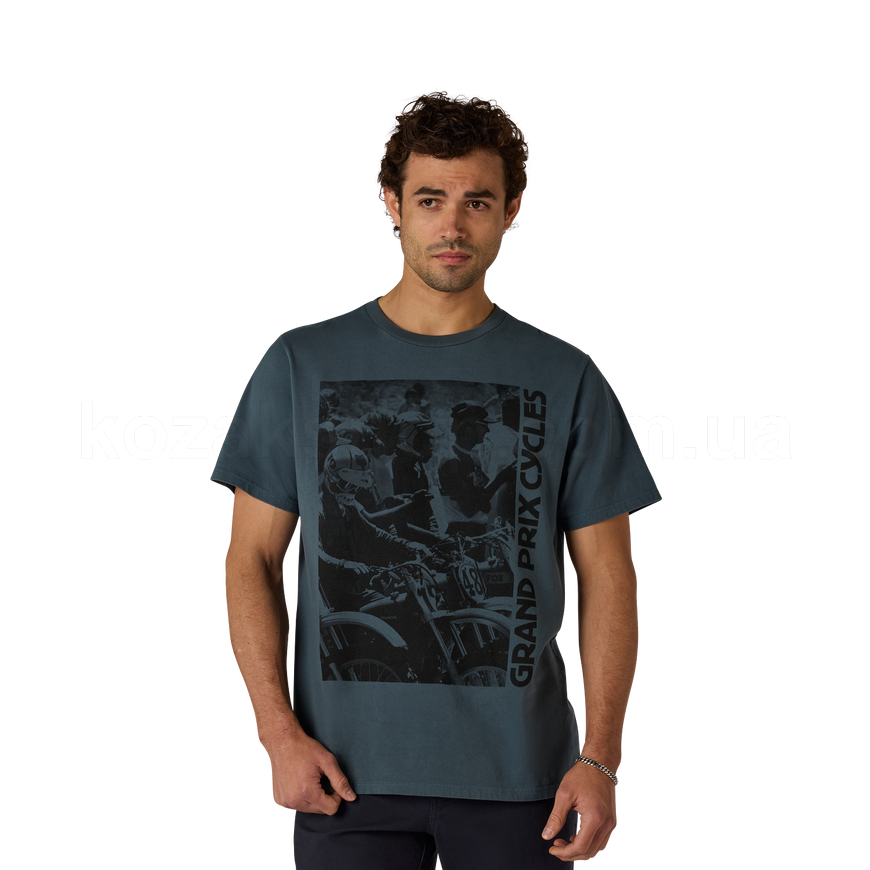 Футболка FOX Short Sleeve Tee - CIRCA 74 [Deep Cobalt Blue], M