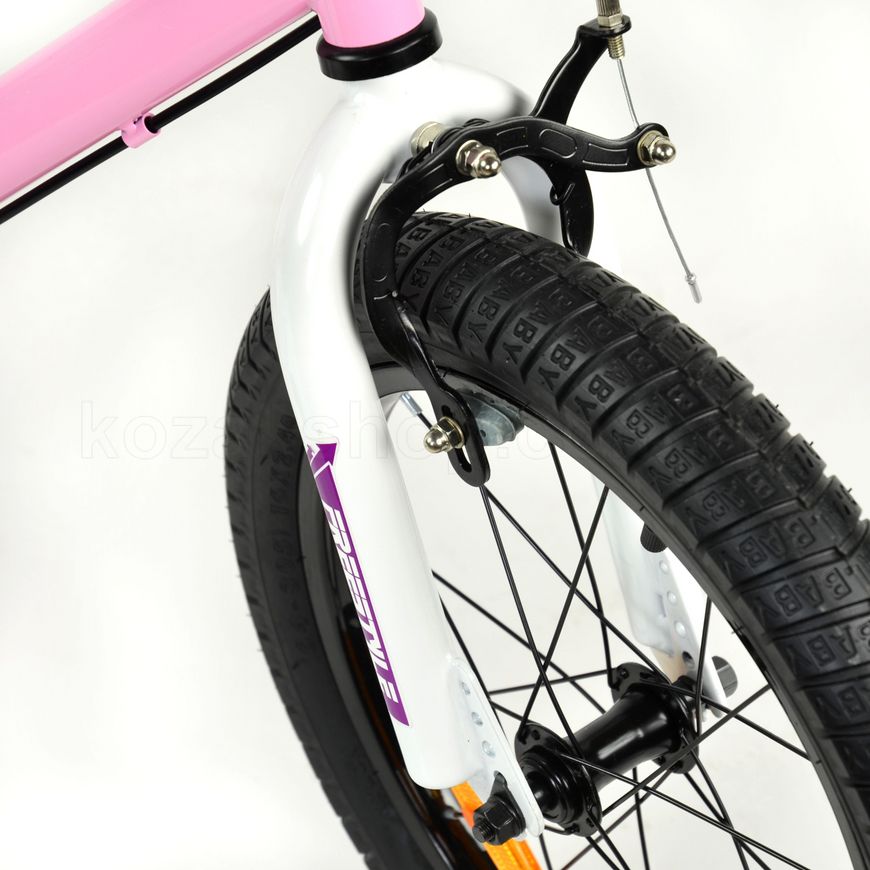 Дитячий велосипед RoyalBaby FREESTYLE 18", OFFICIAL UA, рожевий
