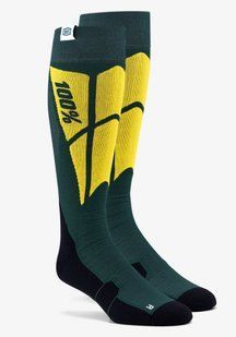 Мото носки Ride 100% HI SIDE Performance Moto Socks [Green], L/XL