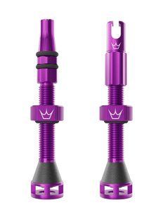 Ніпелі Peaty's Holeshot Fast Flow Tubeless Valves, 42mm, Violet
